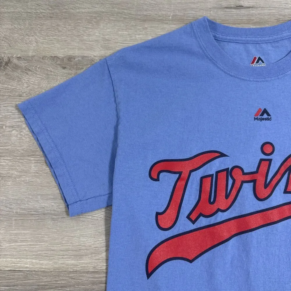 Harmon Killebrew Shirt Minnesota Twins Majestic Men's Blue Small MLB Tee